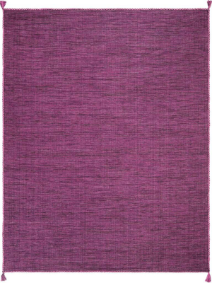 Montauk Washed Purple/black Area Rug