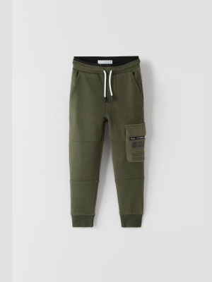 Plush Athletic Cargo Pants