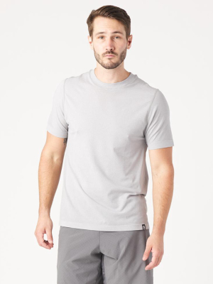 Timor Short Sleeve: Light Heather Grey