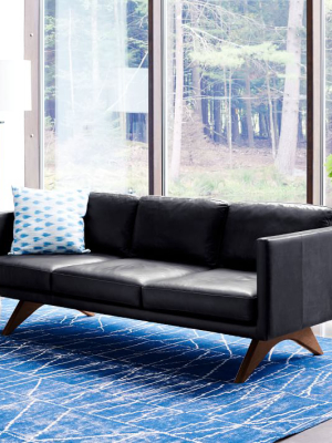 Brooklyn Down-filled Leather Sofa (81")