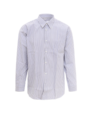 Comme Des Garçons Shirt Striped Classic Collar Shirt