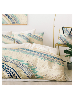 Blue Rosebudstudio Carefree Duvet Cover Set (twin Xl) - Deny Designs