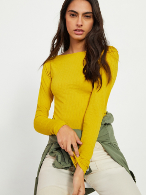 Aidy Seamless Scoop-back Top