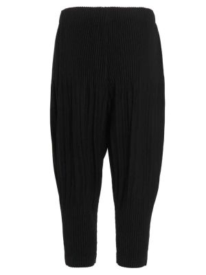 Homme Plissé Issey Miyake Pleated Cropped Pants