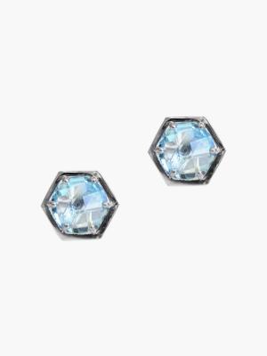 Topaz Bolt Stud Earrings