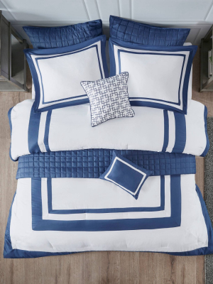 Lawrence Comforter And Coverlet Set