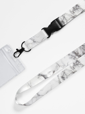 Mont Blanc Marble Lanyard