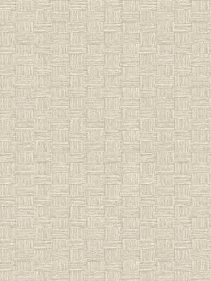 Seagrass Weave Wallpaper In Twine From The More Textures Collection By Seabrook Wallcoverings