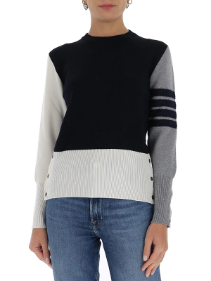 Thom Browne Fun Mix 4-bar Stripe Sweater