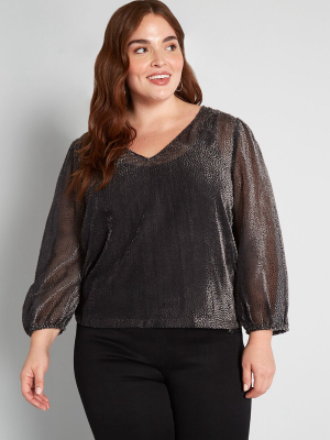 New Sheer's Eve Top