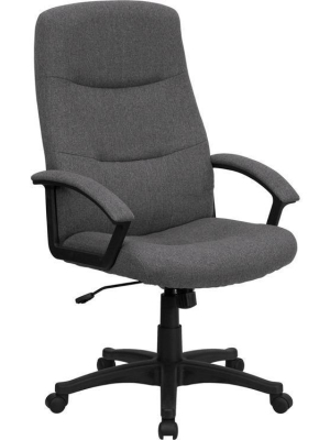 Gray Fabric Office Chair