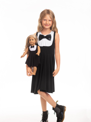 Matching Girl & Doll Tuxedo Dress