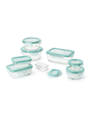 Oxo 16-piece Smart Seal Glass Container Set