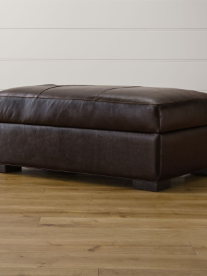 Axis Ii Leather Storage Ottoman