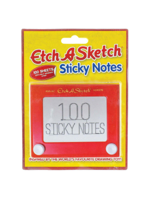 Etch-a-sketch Sticky Notes