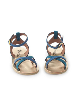 Pepe For Wovenplay Summer Blue Sandals