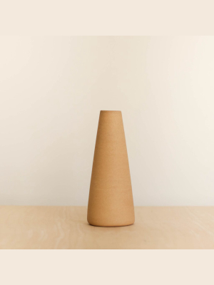 Cone Vase - Raw Sand