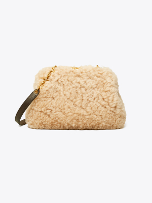 Cleo Shearling Small Bag