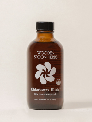 Wooden Spoon Herbs Elderberry Elixir