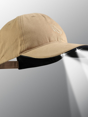 Powercap 4 Led Unstructured Cotton Hat - Khaki