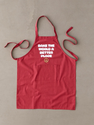 Bake The World Better Apron