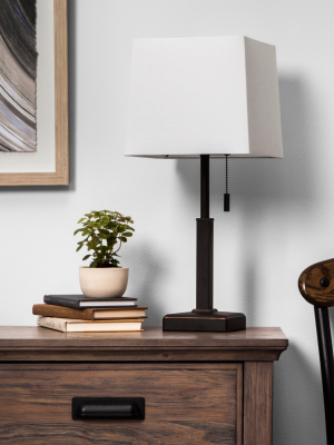 Square Stick With Outlet Table Lamps - Threshold™