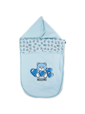 Moschino Kids Teddy Bear Printed Sleeping Bag