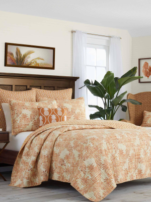 Batik Pineapple Quilt Orange - Tommy Bahama