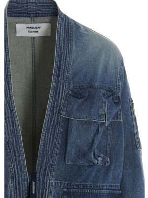 Ambush Pocket Detail Kimono Denim Jacket