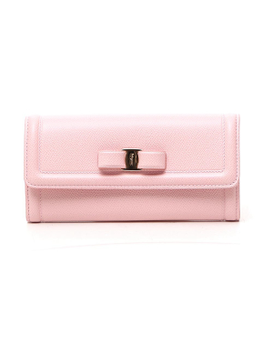 Salvatore Ferragamo Vara Bow Long Wallet