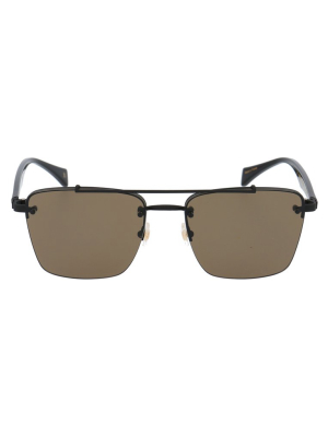 Yohji Yamamoto Rimless Square Sunglasses