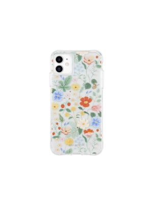 Rifle Paper Co. Iphone 11 Case - Clear Strawberry Fields