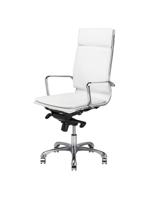 Nuevo Carlo Office Chair - White