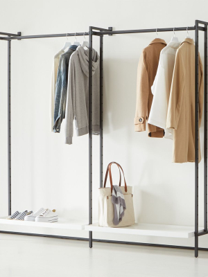 Flex Modular Double Clothing Rack