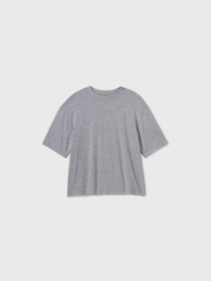 Women's Short Sleeve Round Neck T-shirt - Prologue™ Gray