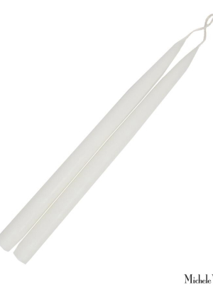 Tall White Taper Candles