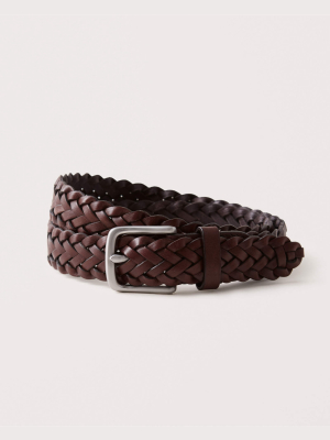 Braided Leather Belt