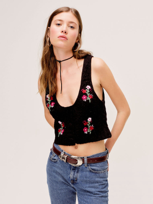 For Love & Lemons Amaryllis Sweater Vest