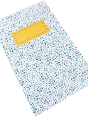 Dutch Ornamental Notebook - Yellow Label