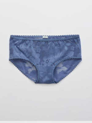 Aerie Cheetah Lace Boybrief Underwear