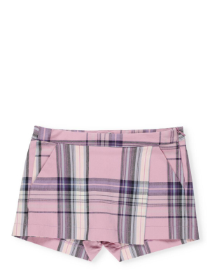 Il Gufo Check Print Wrap Shorts