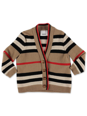 Burberry Kids Icon Stripe Cardigan