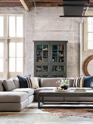 Bloor Sectional Sofa - Chess Pewter