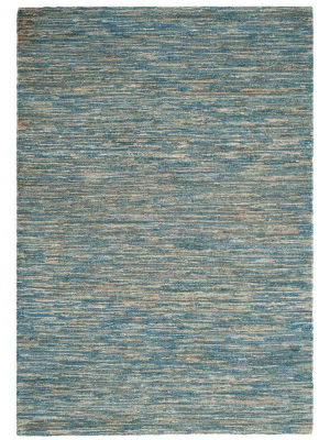 Organic Light Blue/natural Area Rug