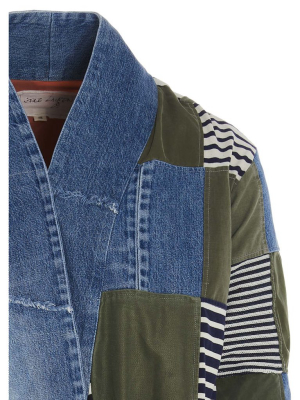 Greg Lauren Side Pocket Patchwork Jacket