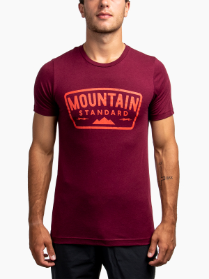 Men's Patch Tee - Maroon