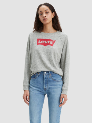 Levi's® Women's Relaxed Graphic Sweatshirt - Smokestack Heather