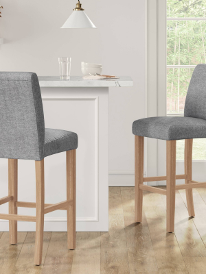 Graham Upholstered Parsons Barstool - Threshold™