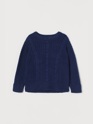 Cable-knit Sweater