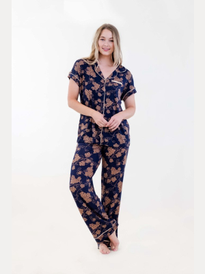 Golden Vine Pajama Set